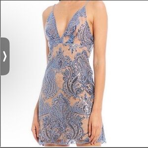 Free People Sundown Blue Dress